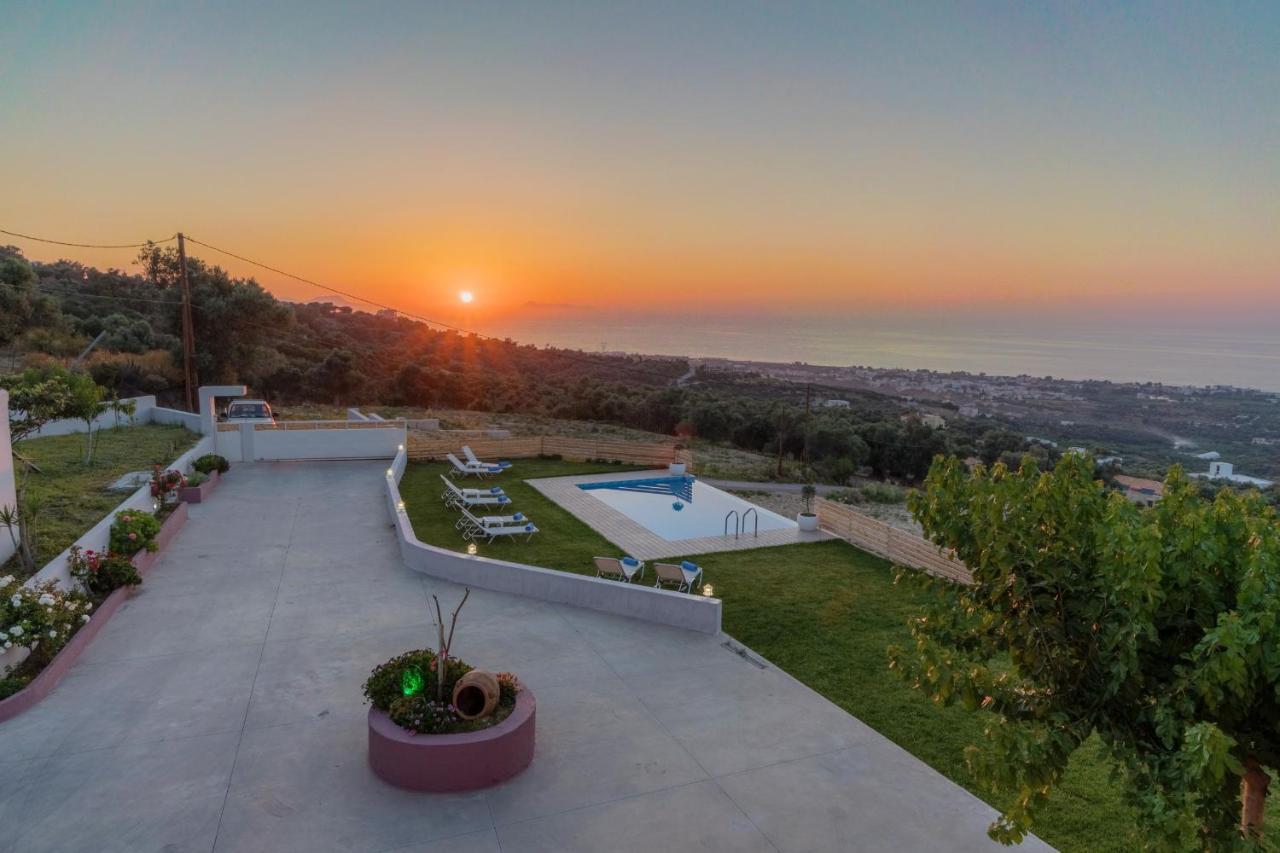 Alkistis Villa With Amazing Sea View Maroulás المظهر الخارجي الصورة