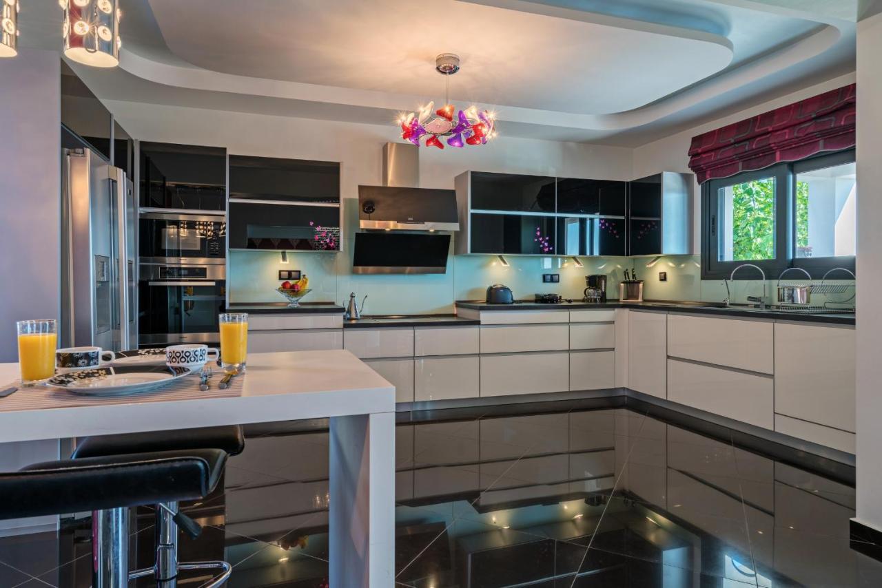Alkistis Villa With Amazing Sea View Maroulás المظهر الخارجي الصورة