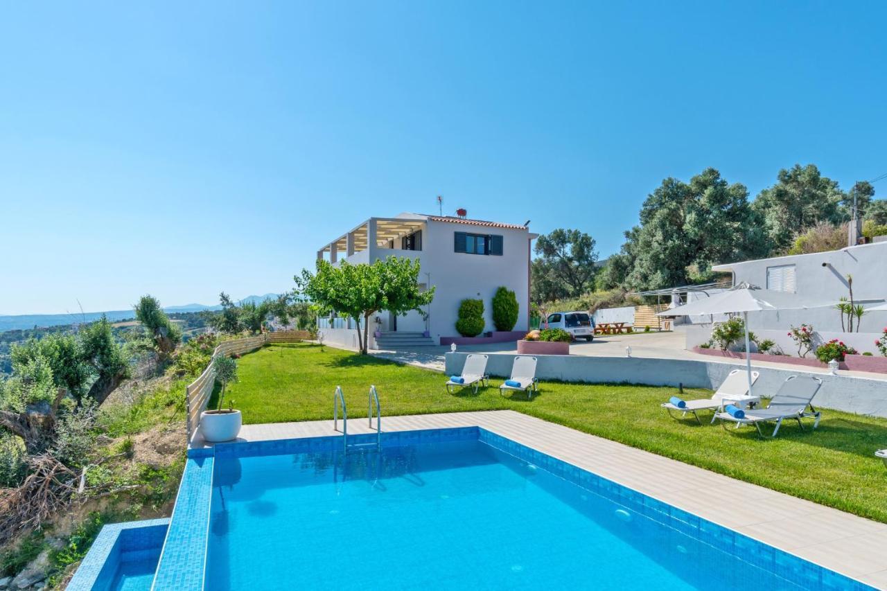 Alkistis Villa With Amazing Sea View Maroulás المظهر الخارجي الصورة